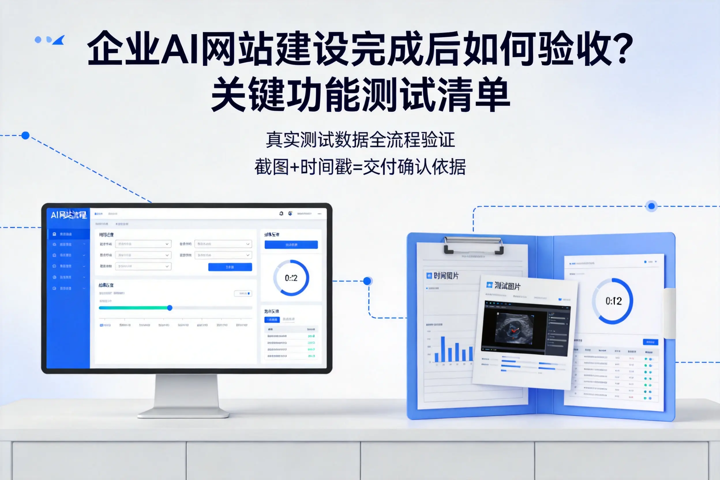 石河子企业AI网站建设完成后如何验收？关键功能测试清单