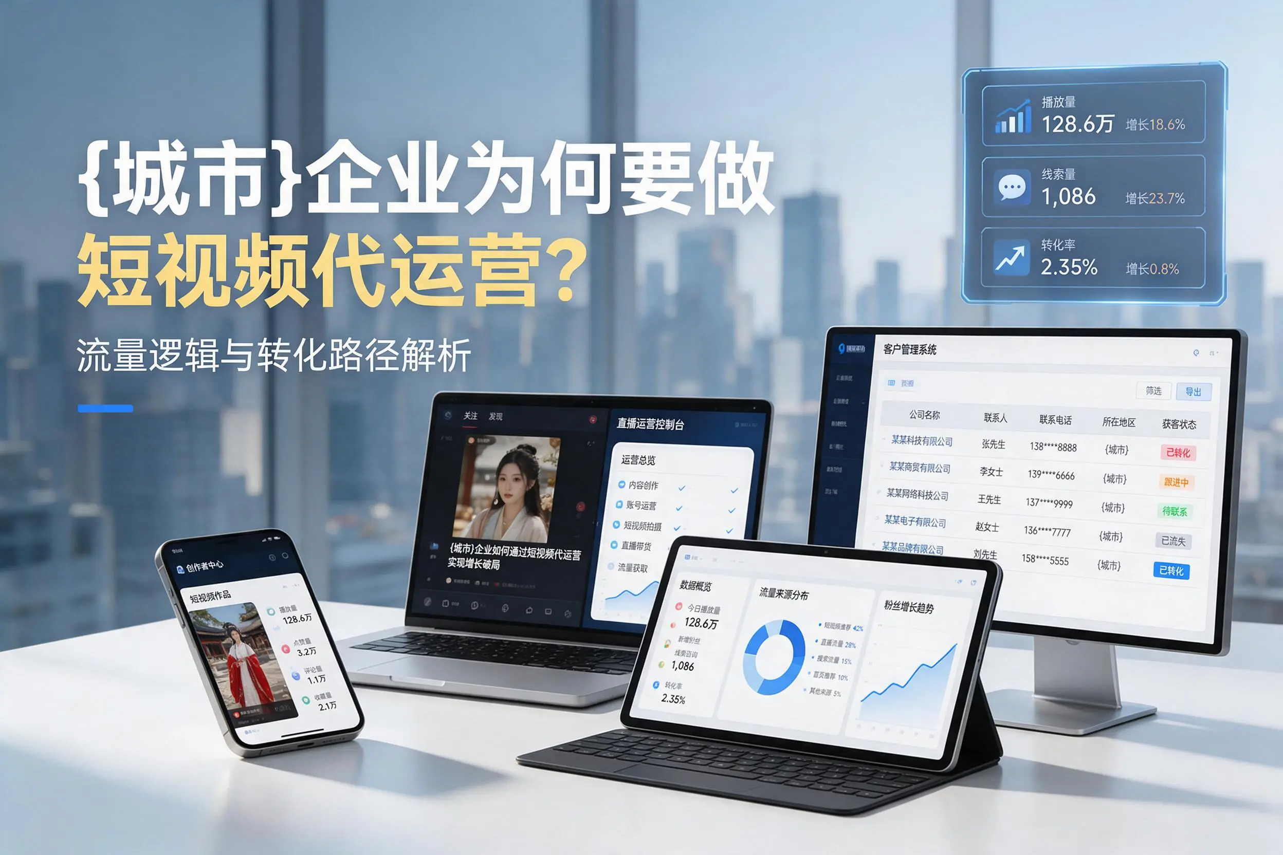 石河子企业为何要做短视频代运营？流量逻辑与转化路径解析