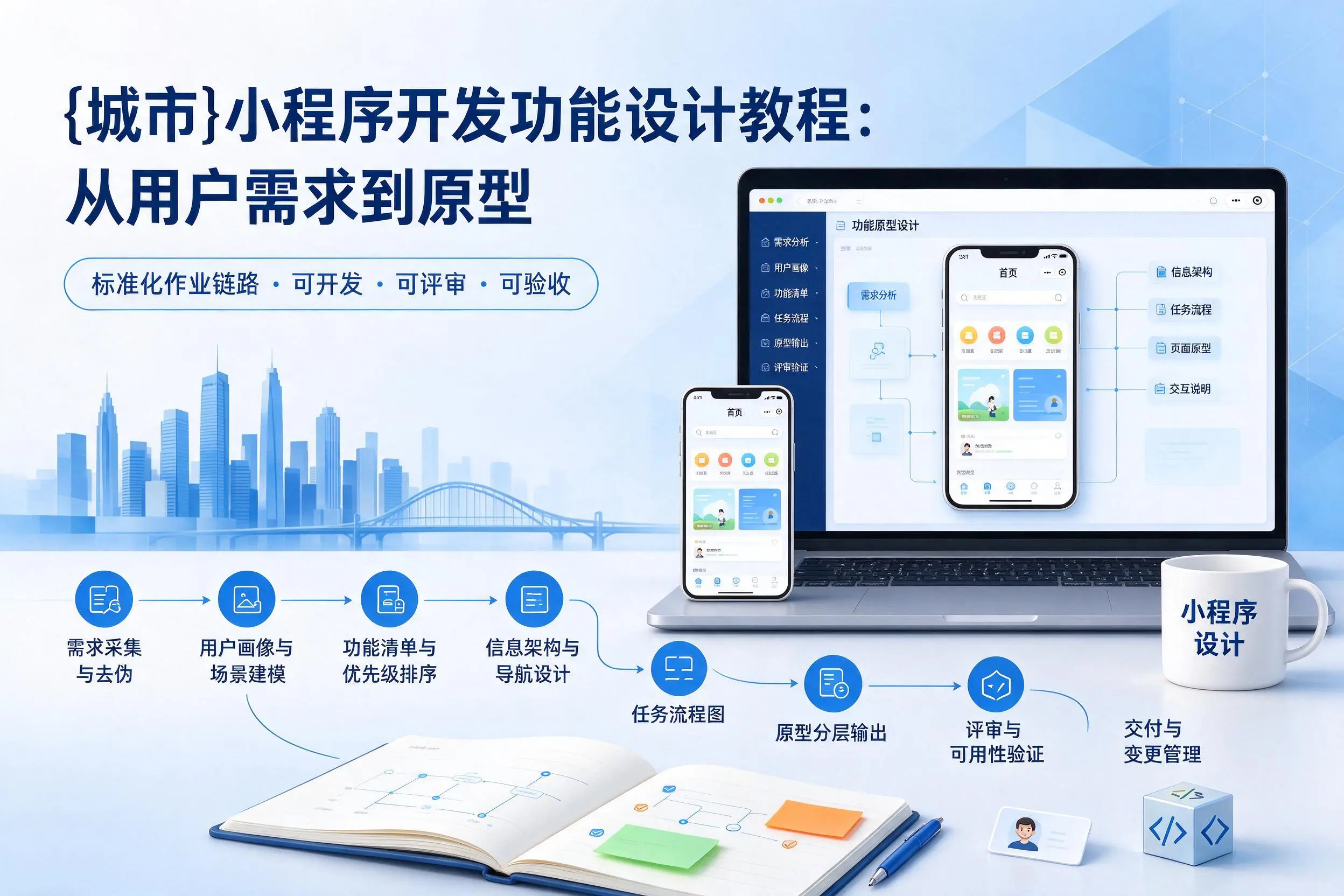 石河子小程序开发功能设计教程：从用户需求到原型