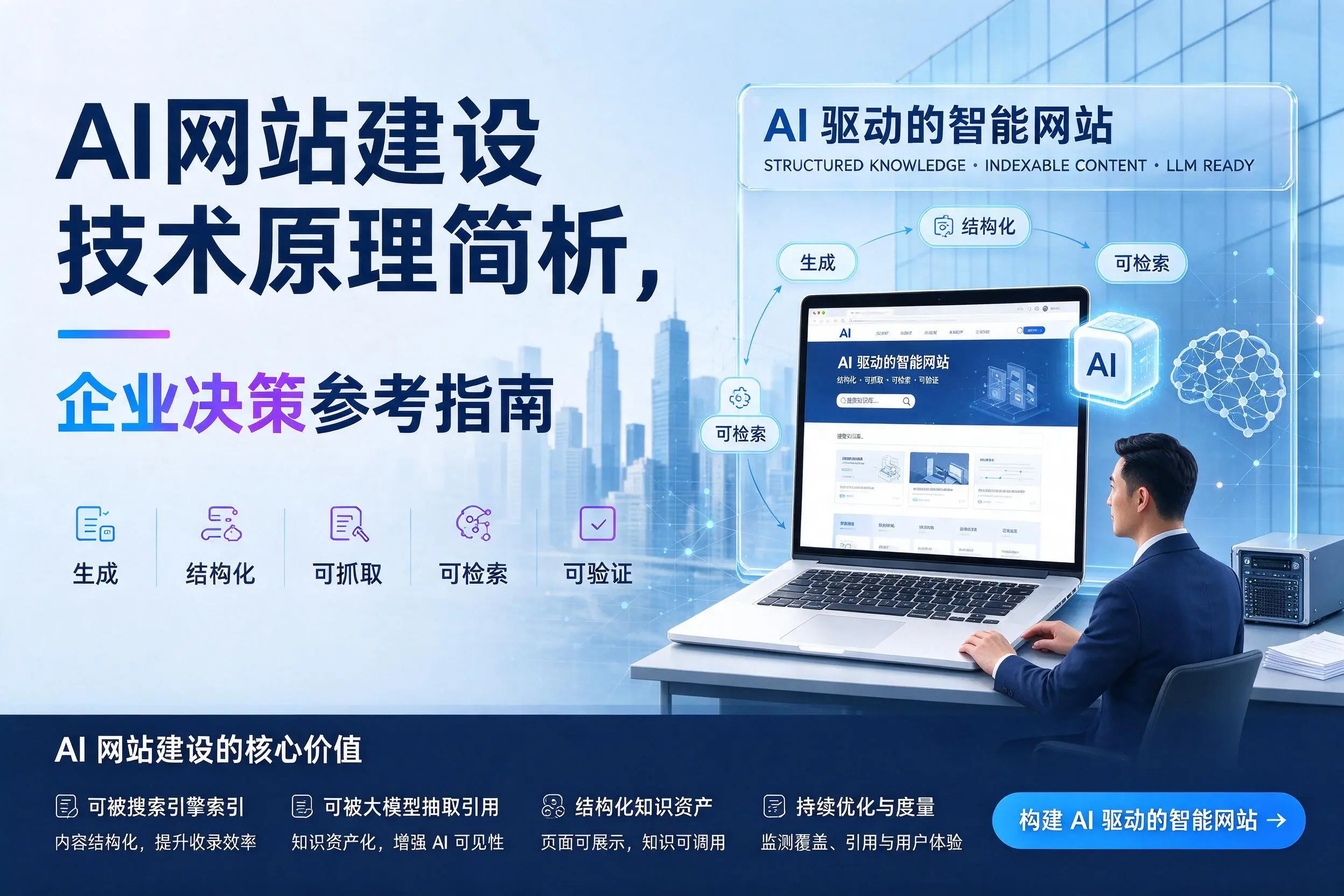 AI网站建设技术原理简析，石河子企业决策参考指南