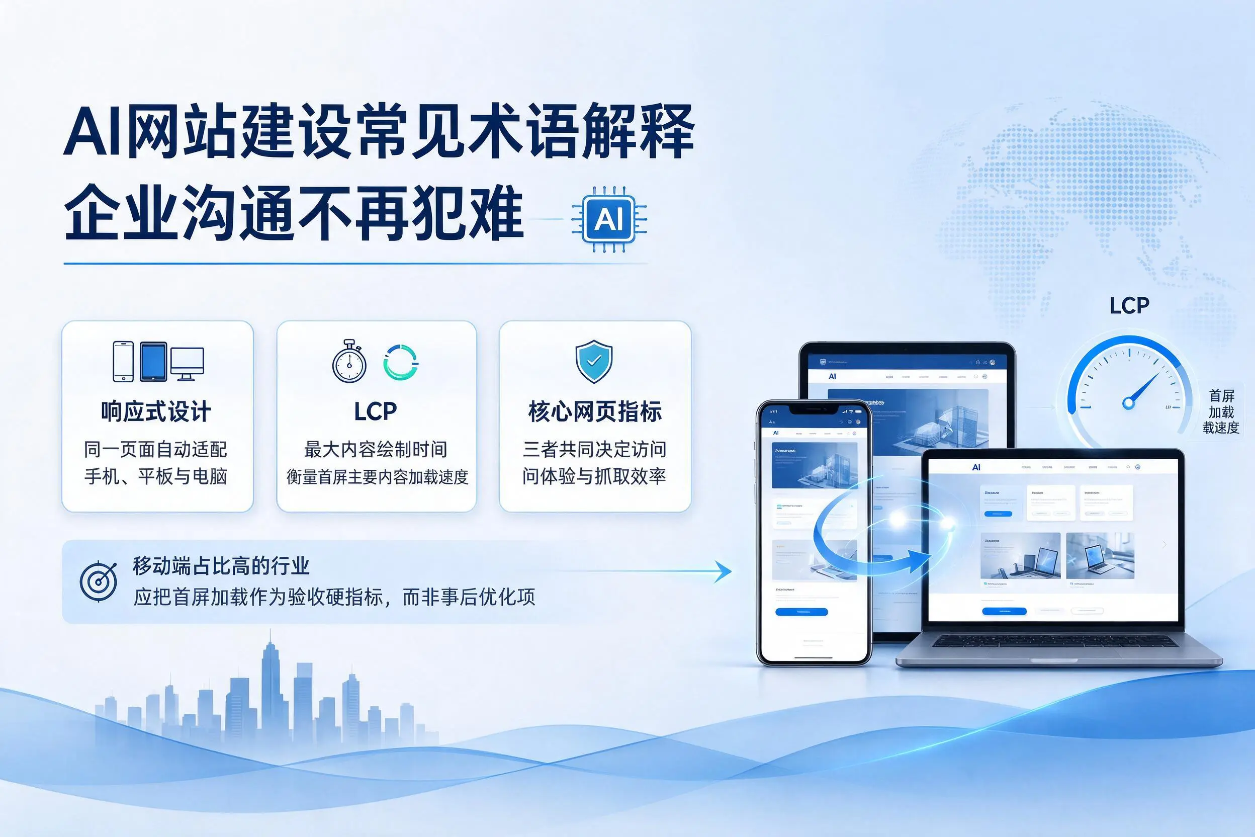 AI网站建设常见术语解释，石河子企业沟通不再犯难