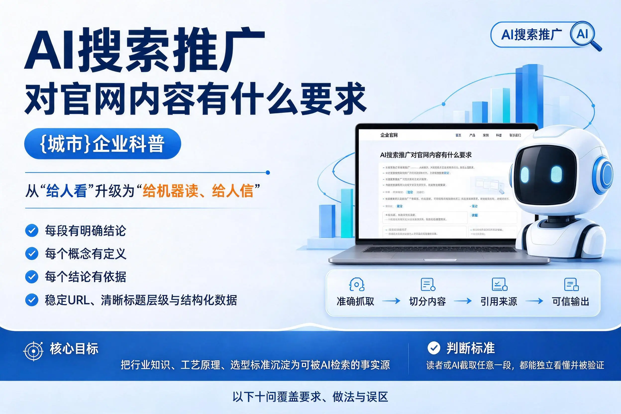 AI搜索推广对官网内容有什么要求，石河子企业科普